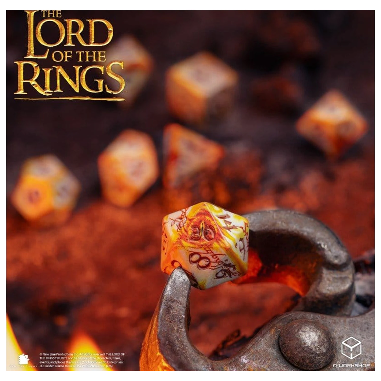 The Lord of the Rings Full Art Set 7 Ring-bearers (Whitefire Radiance) kock fotografija izdelka