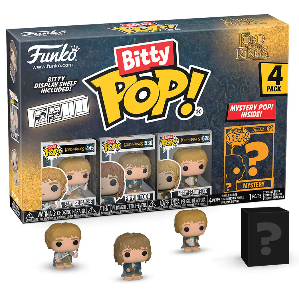 Blister s 4 figuricami Bitty Funko POP The Lord of the Rings Samwise fotografija izdelka