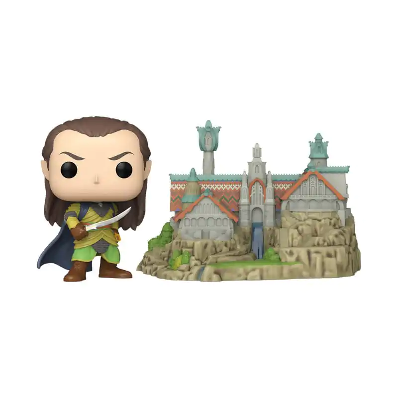 The Lord of the Rings Funko POP! Town Vinil Figura Elrond & Rivendell 9 cm fotografija izdelka