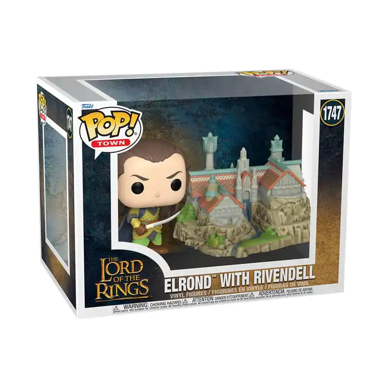 The Lord of the Rings Funko POP! Town Vinil Figura Elrond & Rivendell 9 cm fotografija izdelka