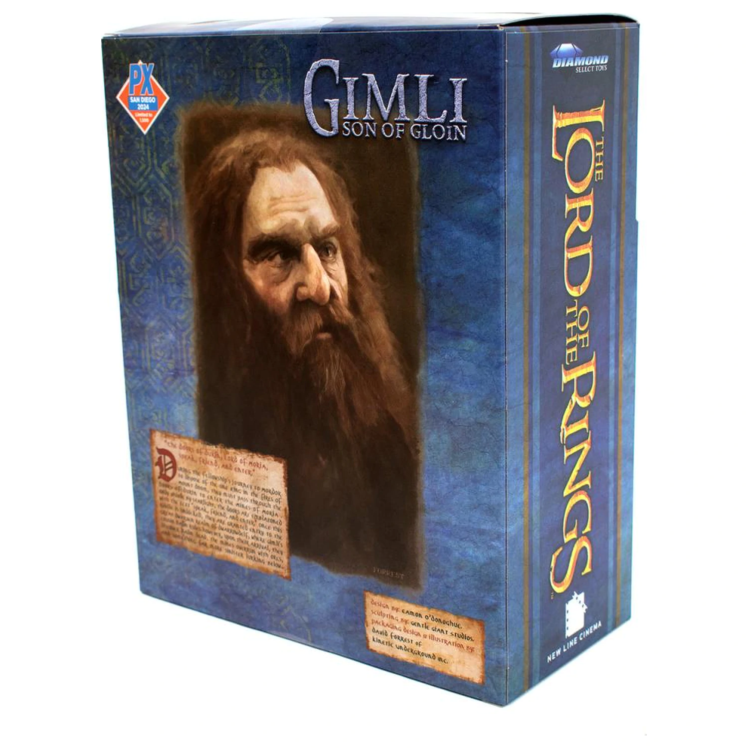 The Lord of the Rings Gimli akcijska figura SDCC Exclusive fotografija izdelka