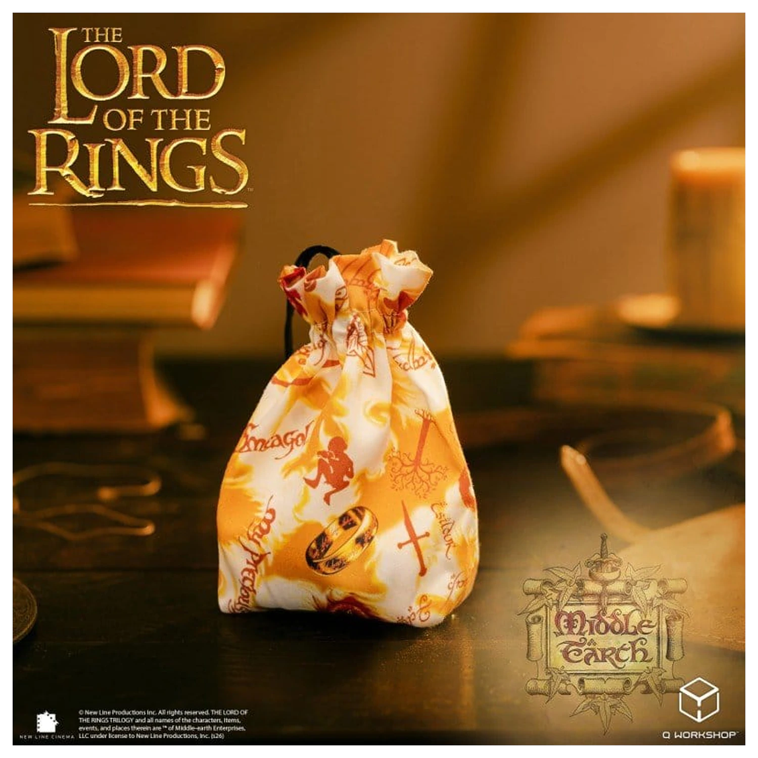 The Lord of the Rings Ring-bearers Full Art vrečka za kocke fotografija izdelka