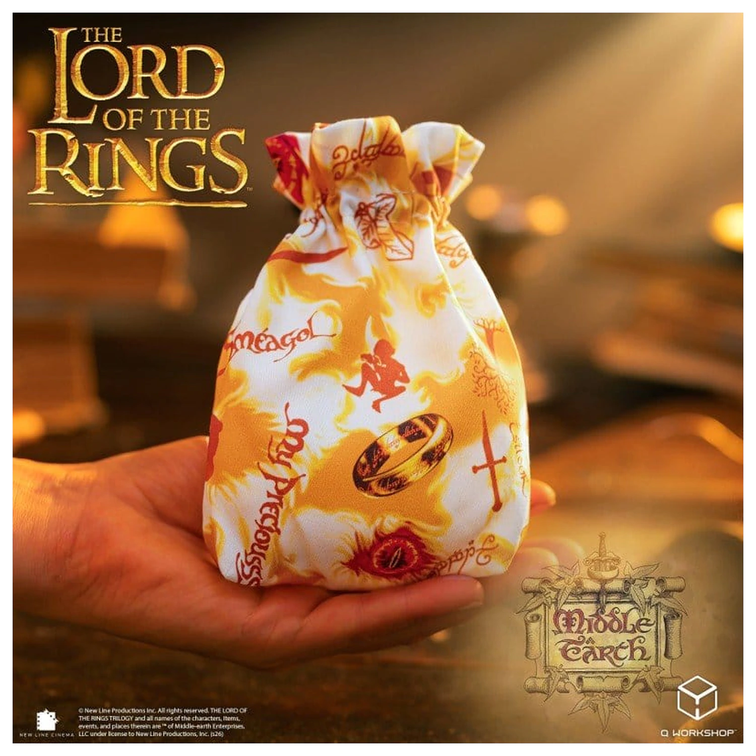 The Lord of the Rings Ring-bearers Full Art vrečka za kocke fotografija izdelka