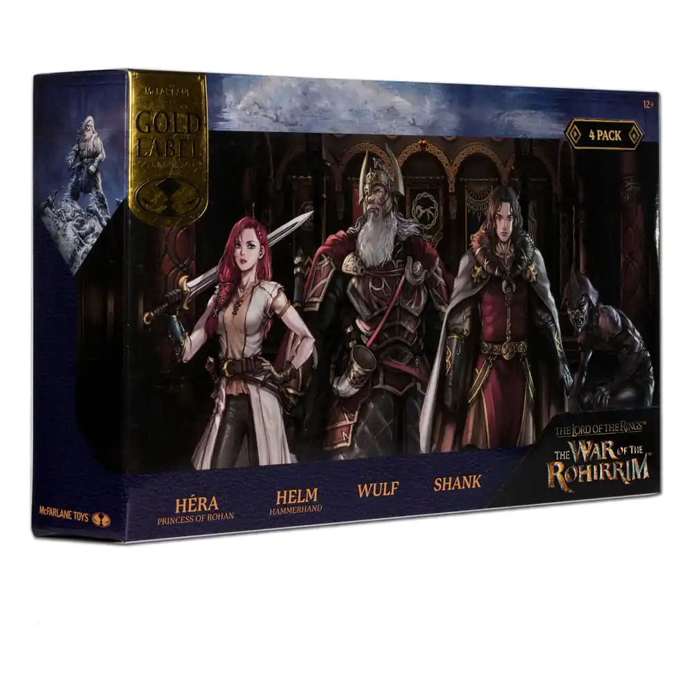 The Lord of the Rings: The War of the Rohirrim akcijske figure 4-Pack 10 cm fotografija izdelka