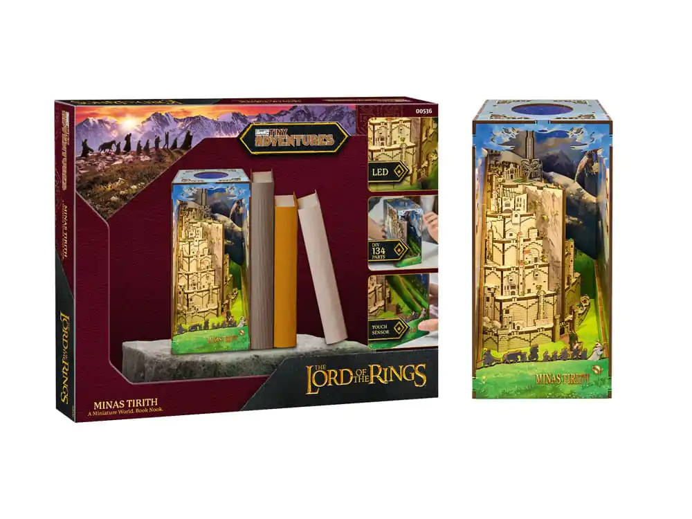 The Lord of the Rings Drobne Pustolovščine Knjižni Kotiček Mini Diorama Minas Tirith 23 cm fotografija izdelka