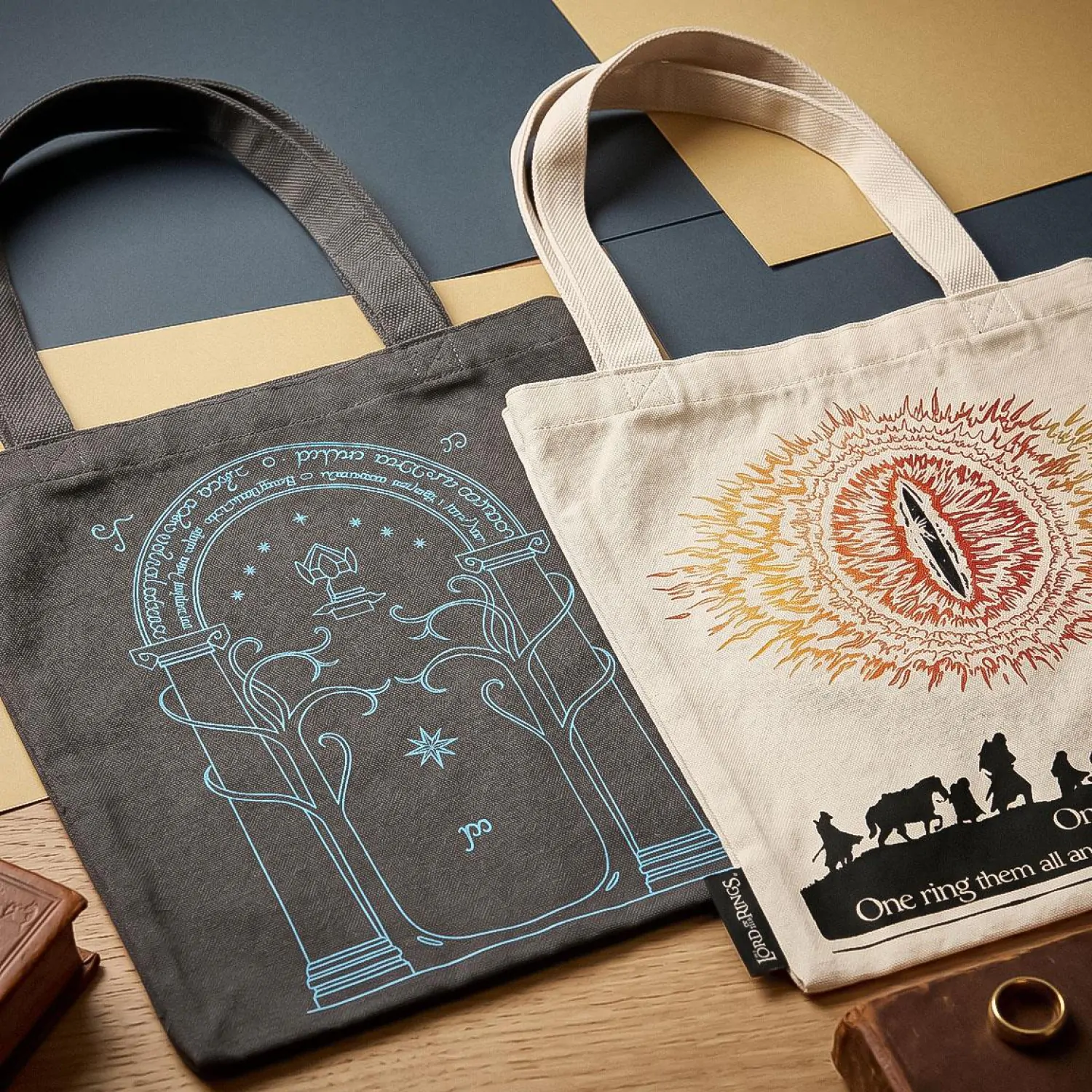 The Lord of the Rings temna platnena torba fotografija izdelka
