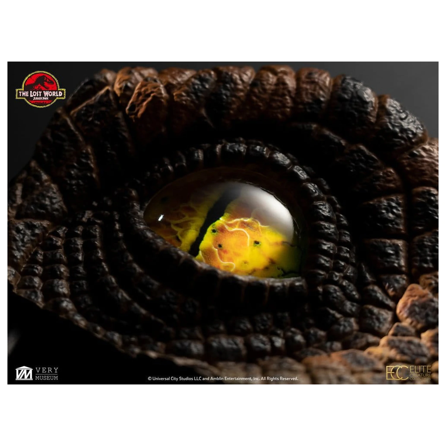The Lost World: Jurassic Park Replika Bista Male Velociraptor Eye Prop 23 cm fotografija izdelka