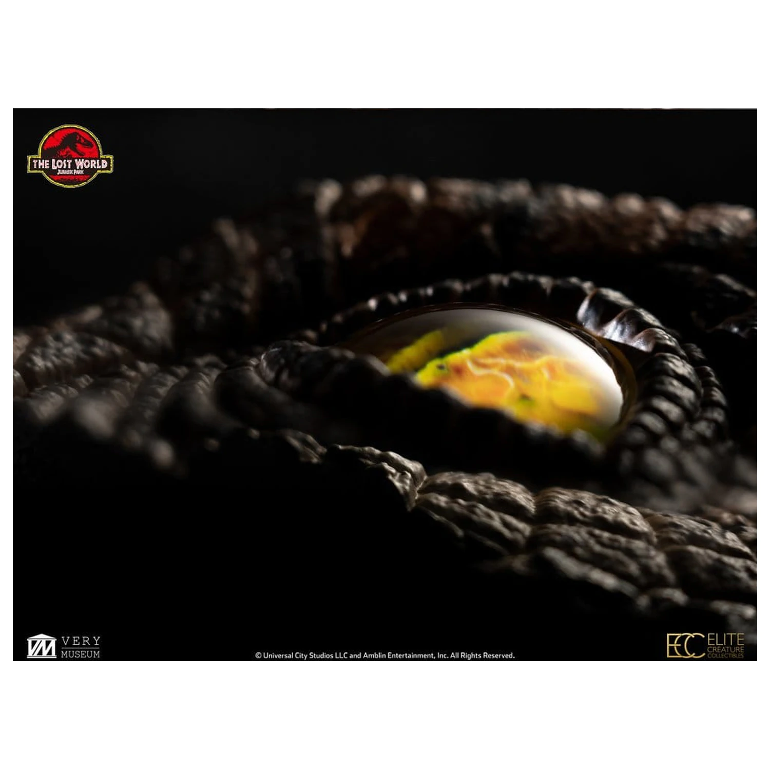 The Lost World: Jurassic Park Replika Bista Male Velociraptor Eye Prop 23 cm fotografija izdelka