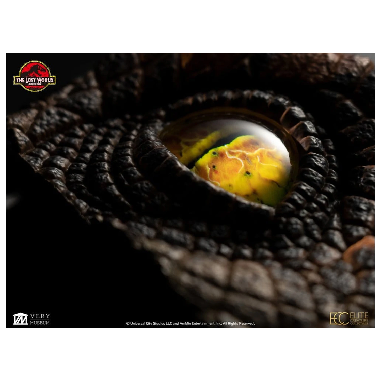 The Lost World: Jurassic Park Replika Bista Male Velociraptor Eye Prop 23 cm fotografija izdelka