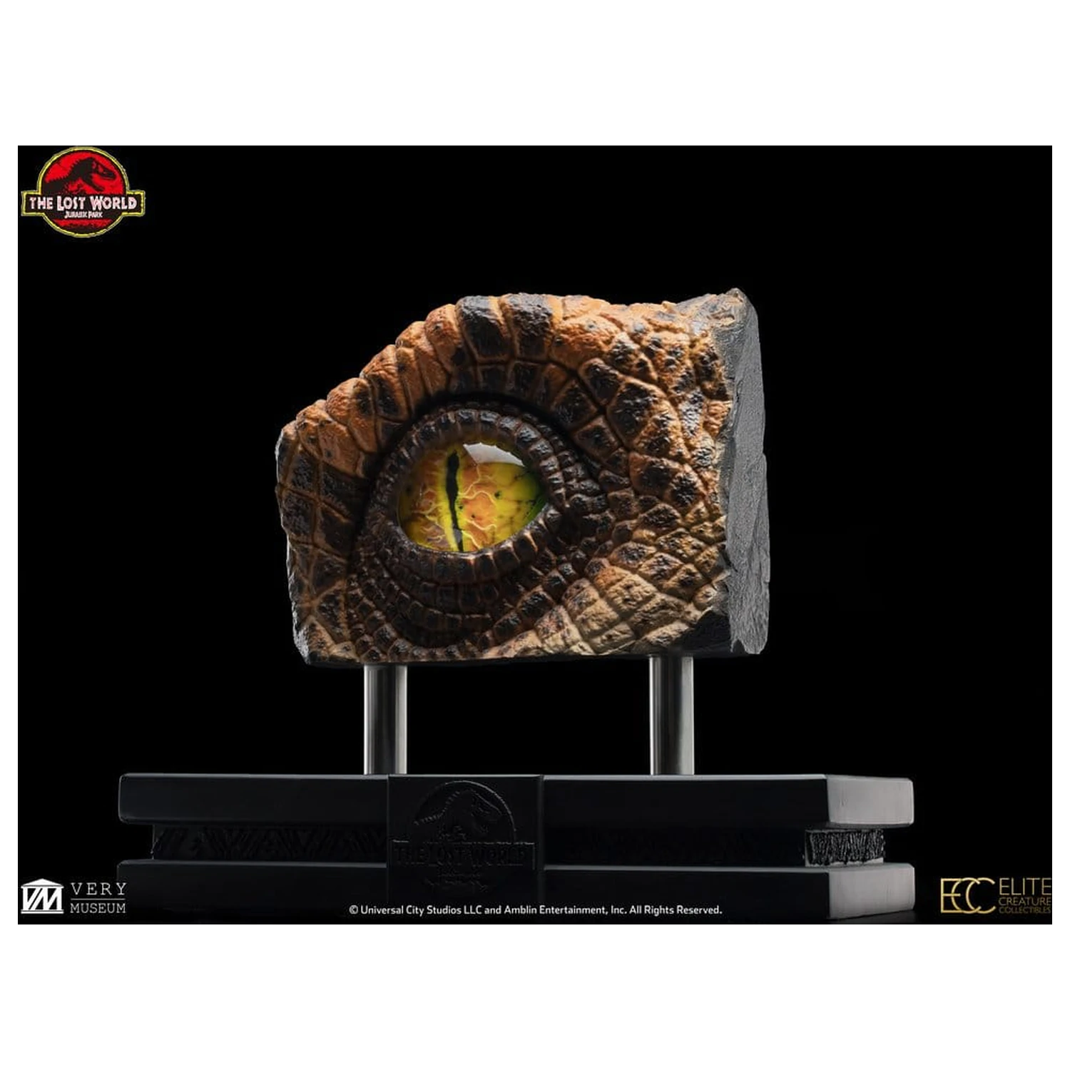 The Lost World: Jurassic Park Replika Bista Male Velociraptor Eye Prop 23 cm fotografija izdelka