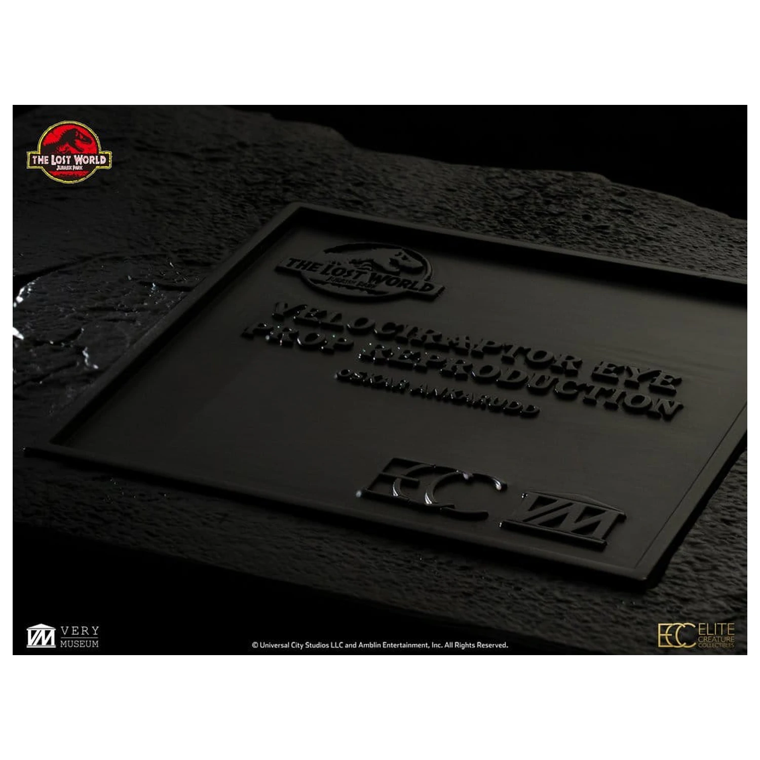 The Lost World: Jurassic Park Replika Bista Male Velociraptor Eye Prop 23 cm fotografija izdelka