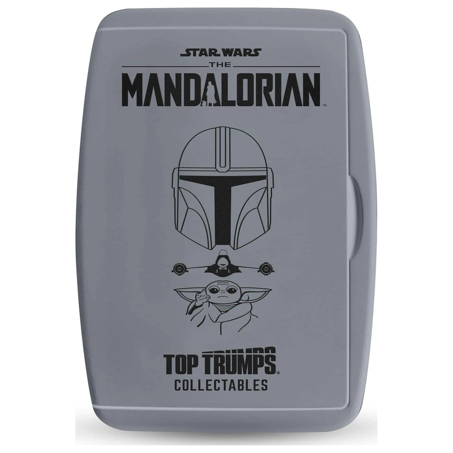 The Mandalorian in Grogu igra s kartami Top Trumps zbirateljski predmeti *nemška različica* fotografija izdelka