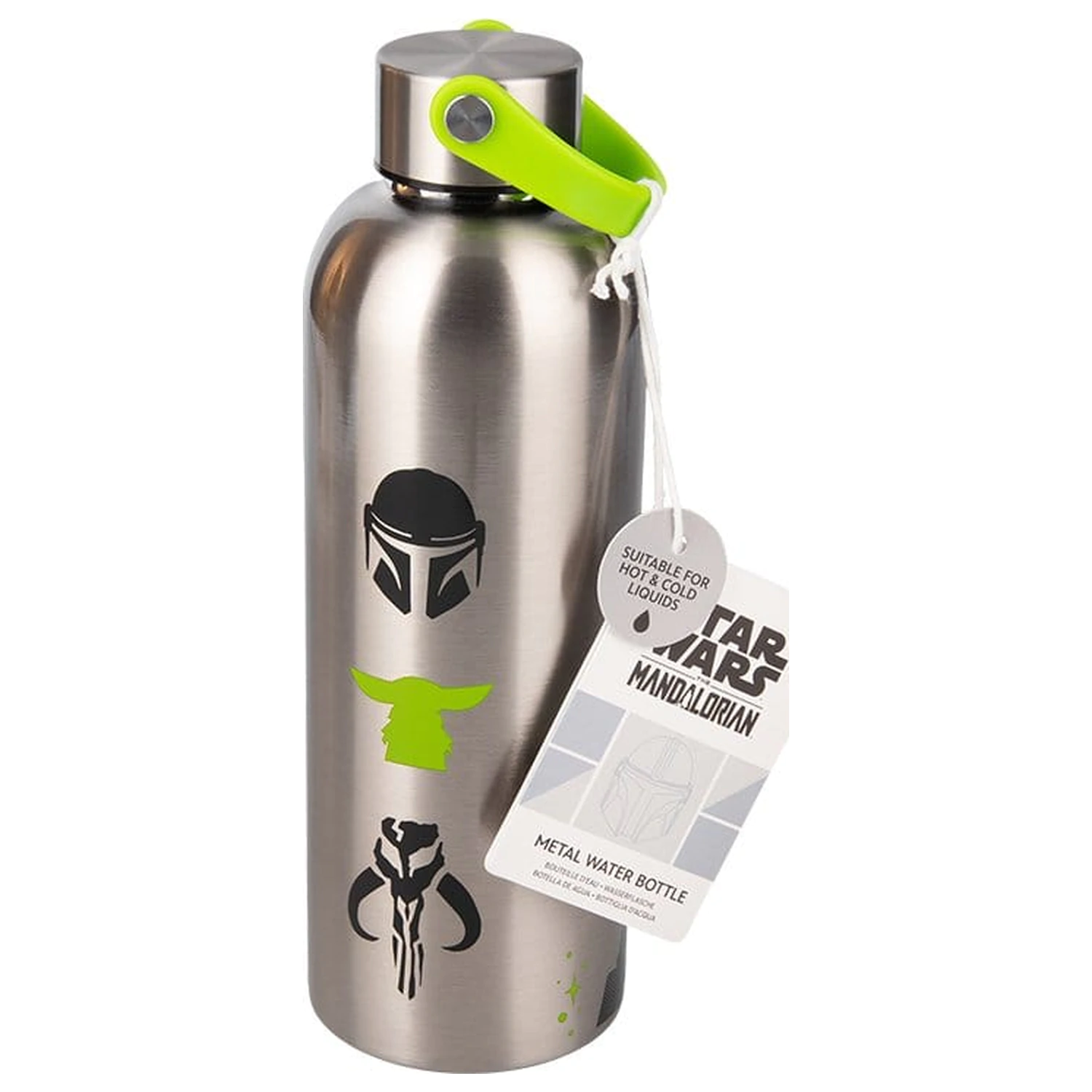 The Mandalorian kovinska steklenička za vodo The Mandalorian & Grogu fotografija izdelka