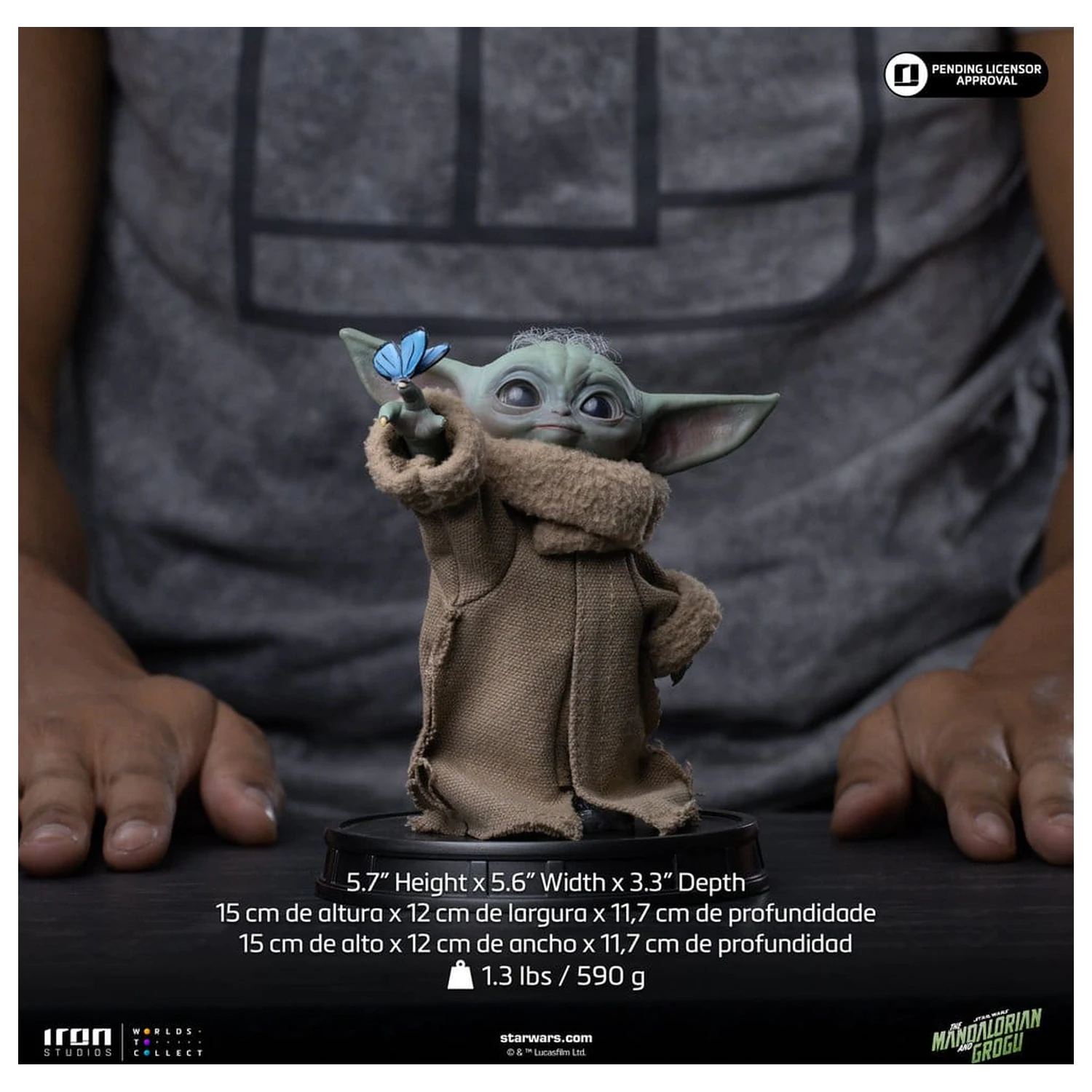 The Mandalorian & Grogu Grogu Collection Kip Grogu Butterfly Wonder fotografija izdelka