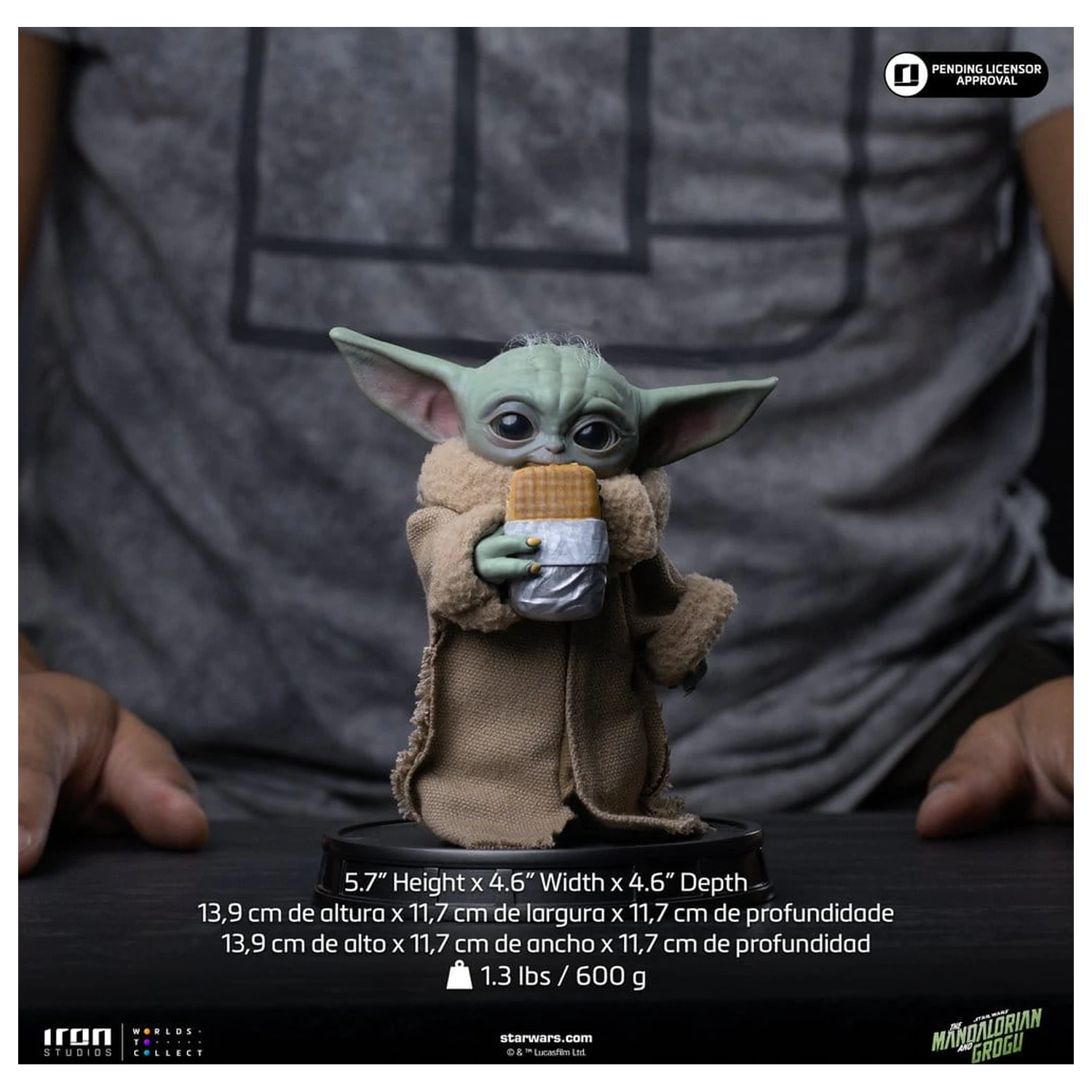 The Mandalorian & Grogu Grogu Collection Kip Grogu voziček s hrano prigrizek fotografija izdelka