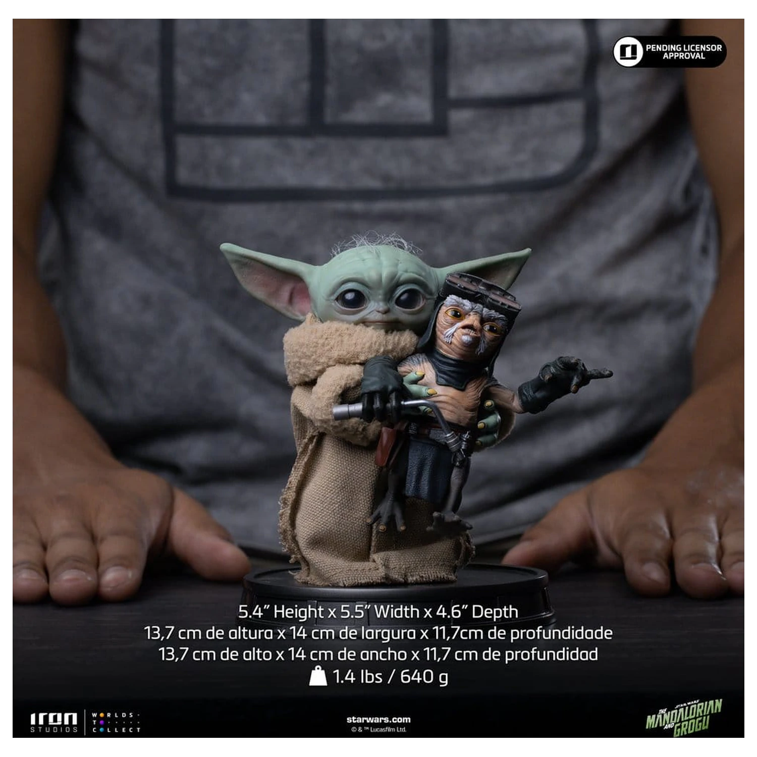 The Mandalorian & Grogu Grogu Kolekcija Kip Grogu No Squeezy fotografija izdelka