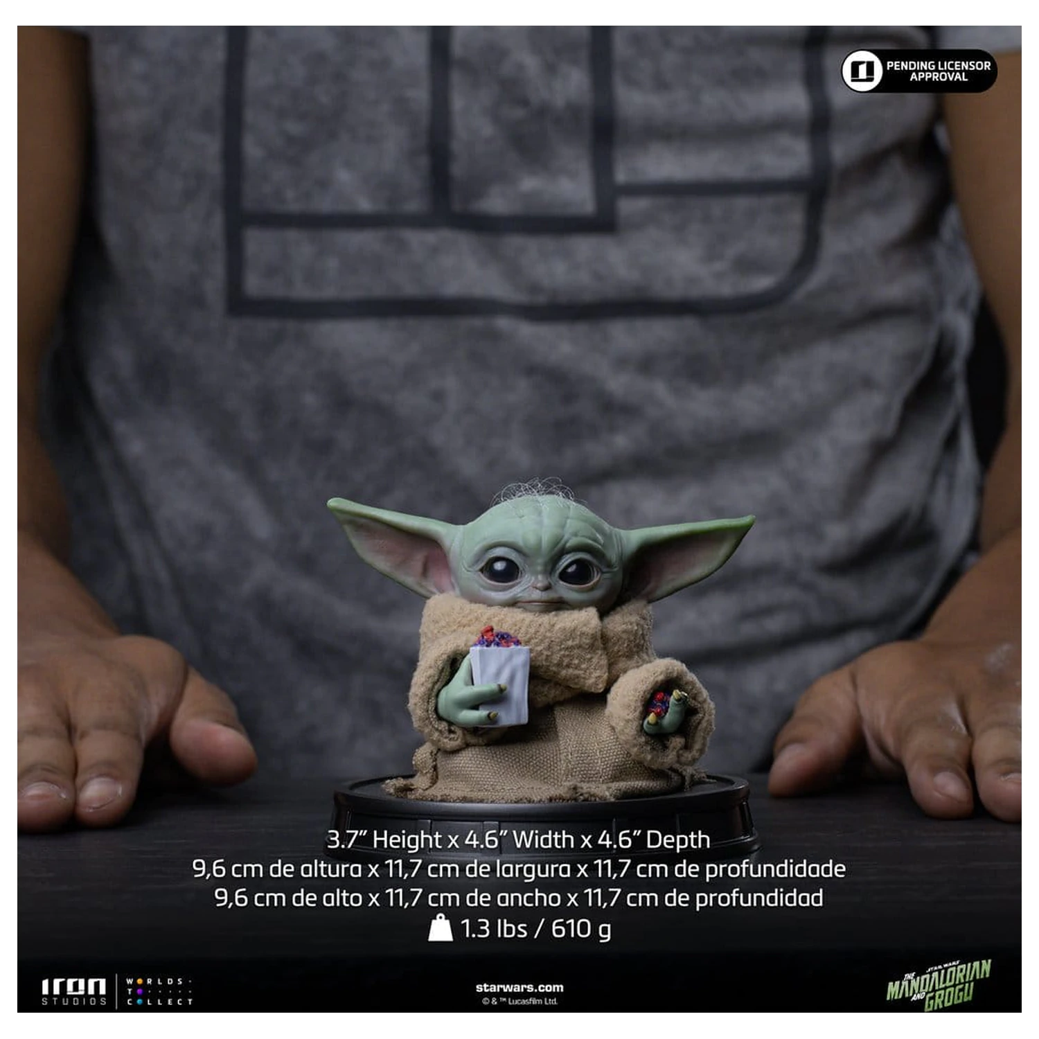 The Mandalorian & Grogu Grogu Collection Kip Grogu Popcorn Time fotografija izdelka