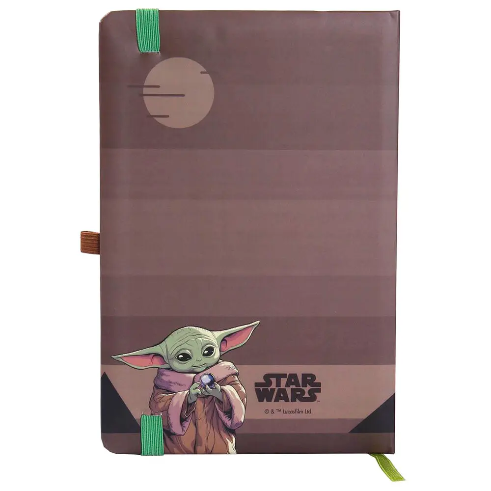 Star Wars: The Mandalorian Premium Zvezek A5 The Mandalorian x Grogu fotografija izdelka
