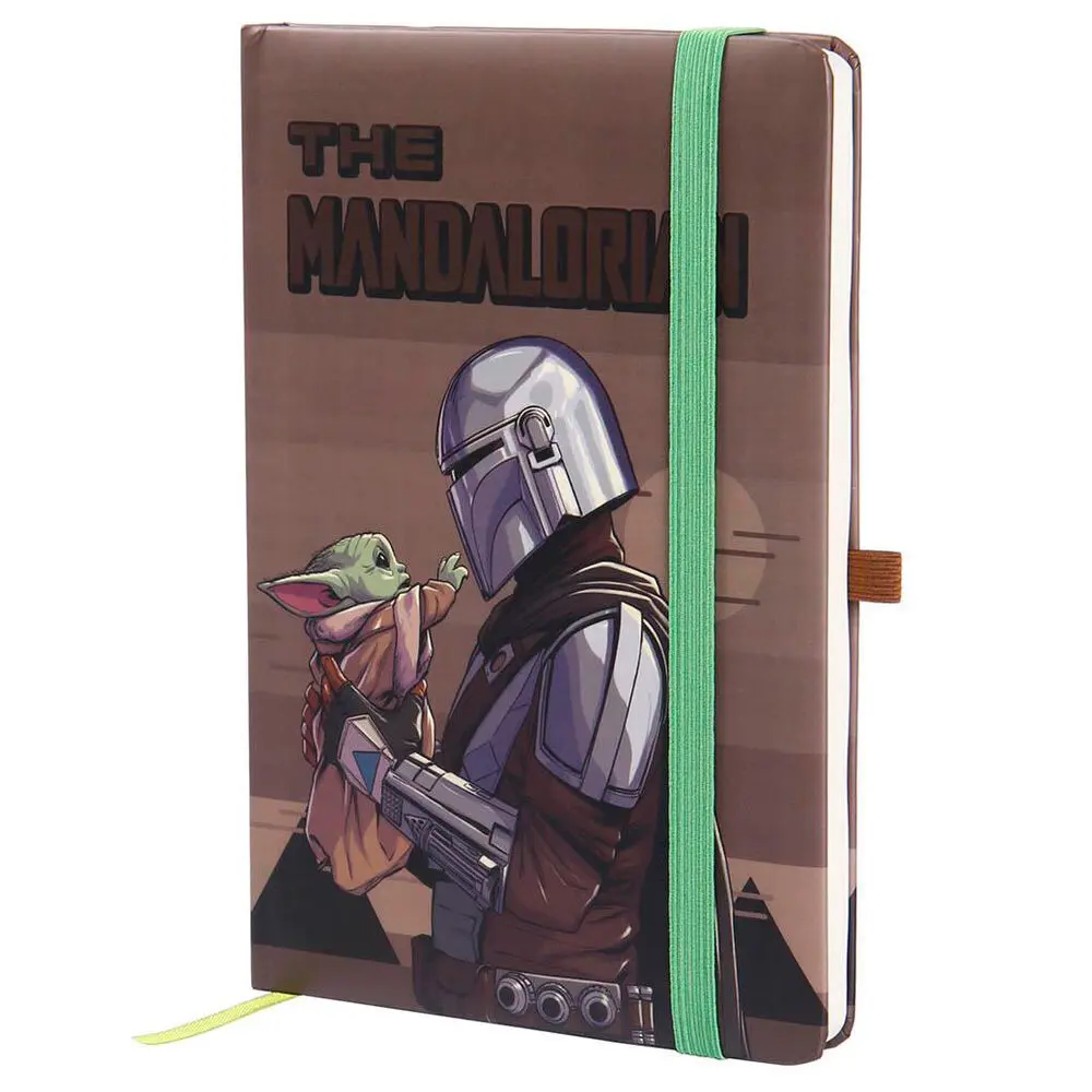 Star Wars: The Mandalorian Premium Zvezek A5 The Mandalorian x Grogu fotografija izdelka