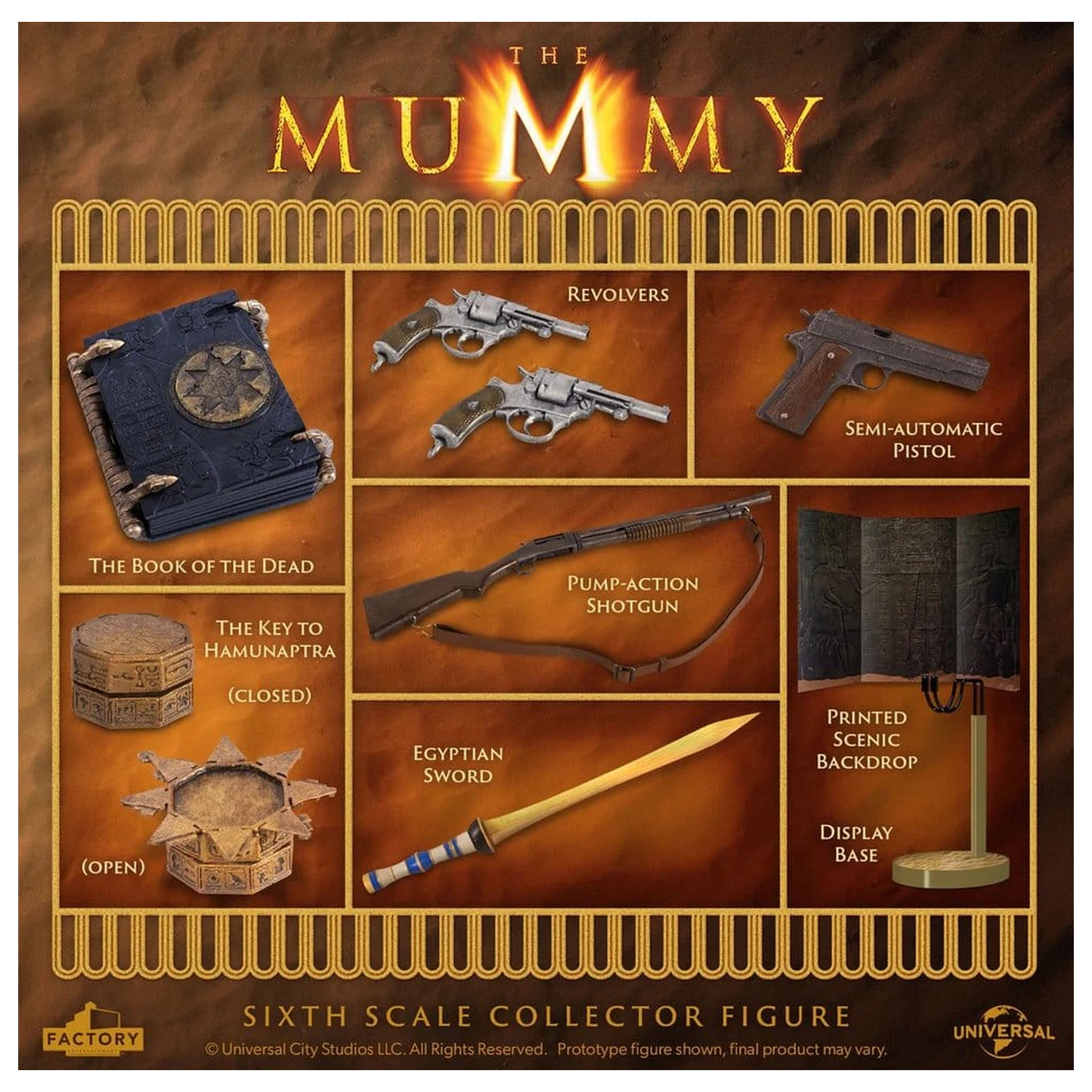 The Mummy akcijska figura 1/6 Rick O’Connell 30 cm fotografija izdelka