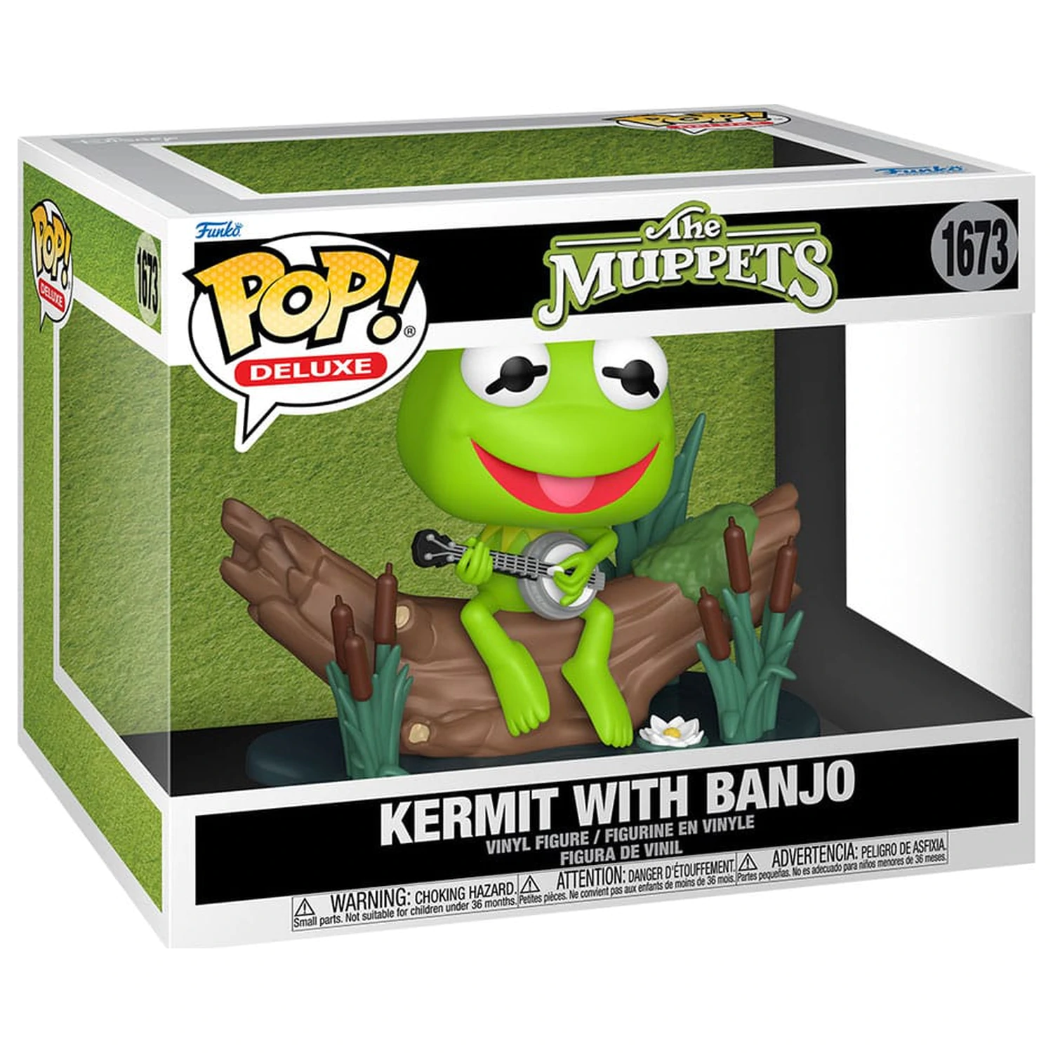 The Muppets Funko POP! Deluxe vinilna figura Kermit with Banjo 9 cm fotografija izdelka
