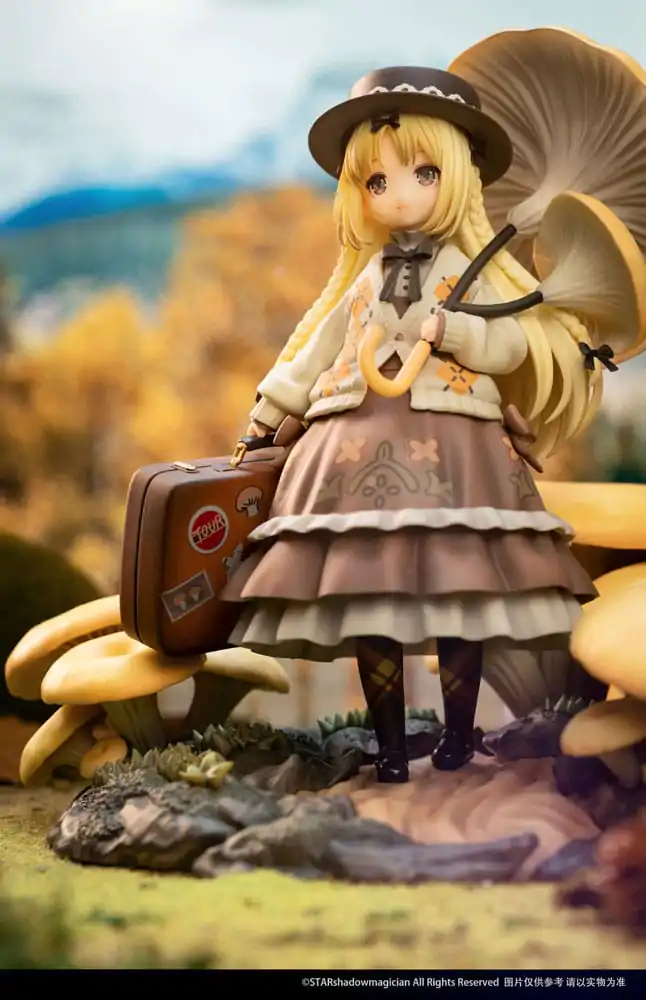 The Mushroom Girls PVC kip 1/1 Series No.3 Pleurotus Citrinopileatus 24 cm fotografija izdelka