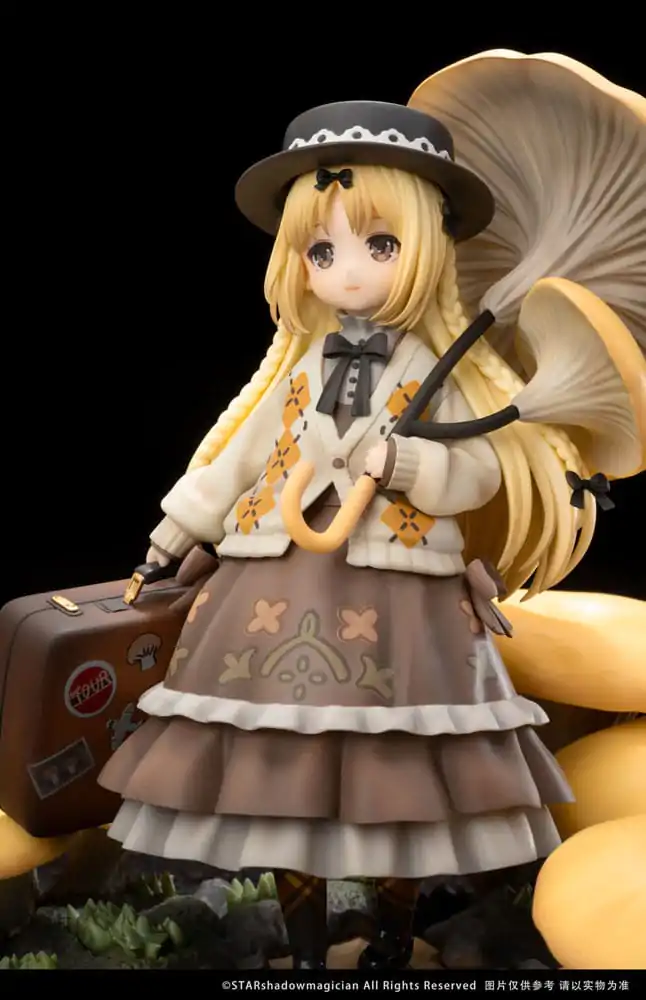 The Mushroom Girls PVC kip 1/1 Series No.3 Pleurotus Citrinopileatus 24 cm fotografija izdelka