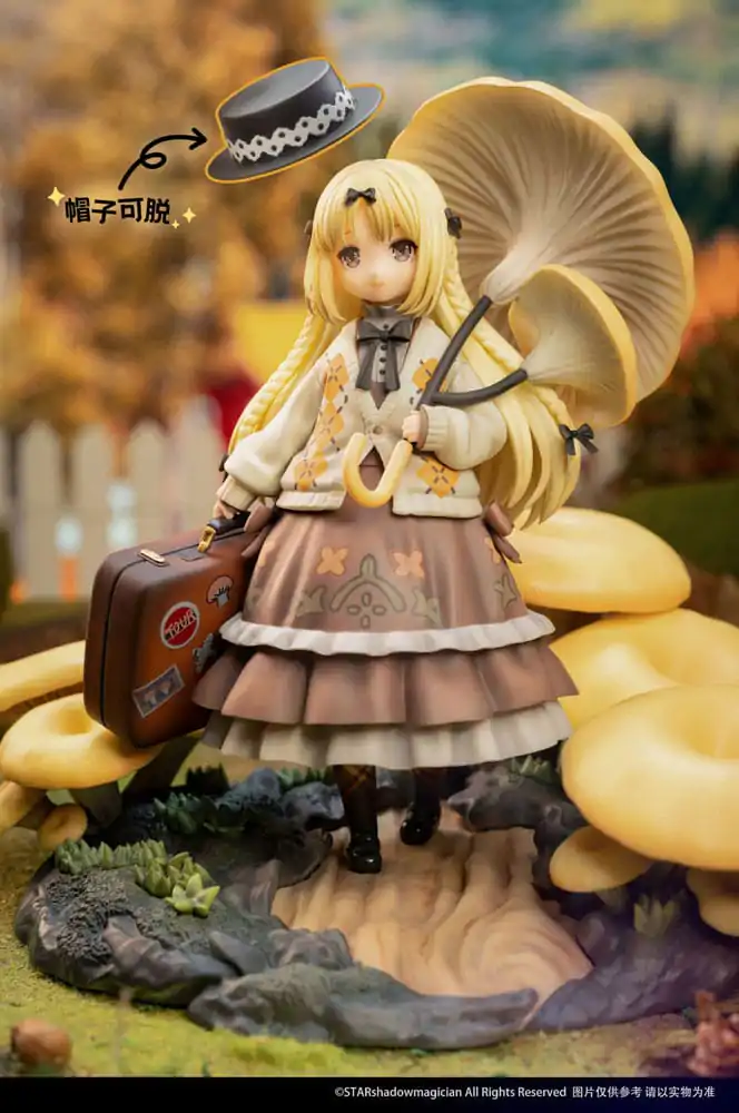 The Mushroom Girls PVC kip 1/1 Series No.3 Pleurotus Citrinopileatus 24 cm fotografija izdelka