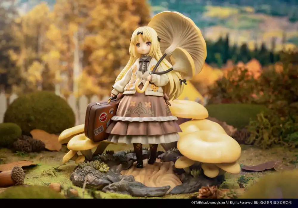 The Mushroom Girls PVC kip 1/1 Series No.3 Pleurotus Citrinopileatus 24 cm fotografija izdelka