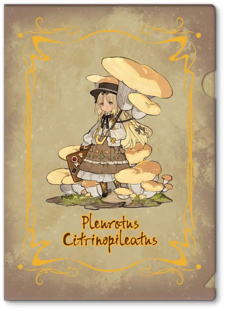The Mushroom Girls PVC kip 1/1 Series No.3 Pleurotus Citrinopileatus 24 cm fotografija izdelka