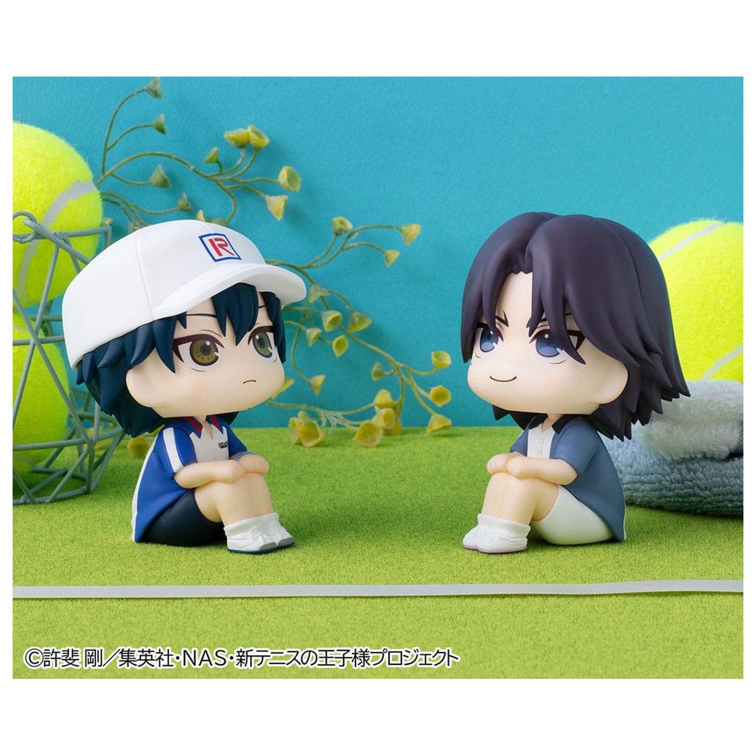 The New Prince of Tennis Look Up PVC figurici Ryoma Echizen & Keigo Atobe komplet (z darilom) 11 cm fotografija izdelka