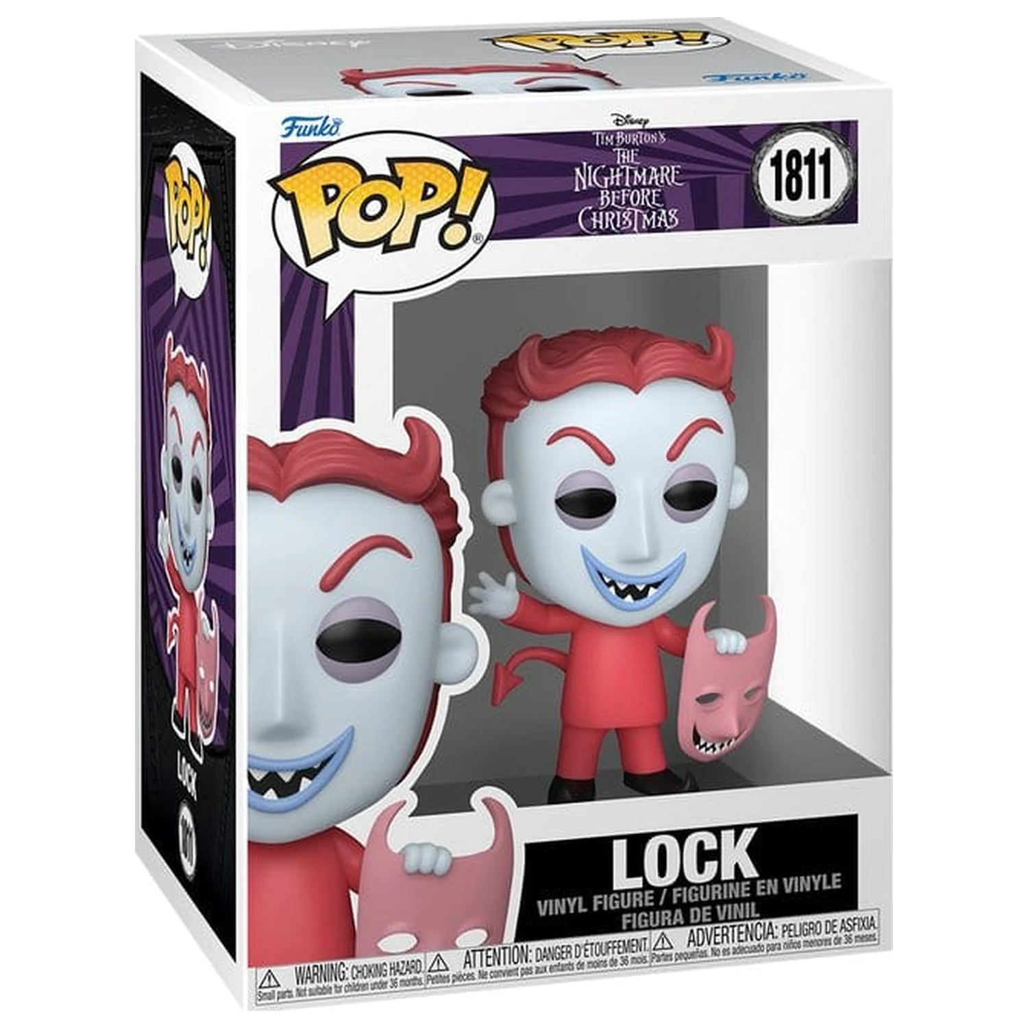 The Nightmare Before Christmas Funko POP! vinilna figura Lock 9 cm fotografija izdelka