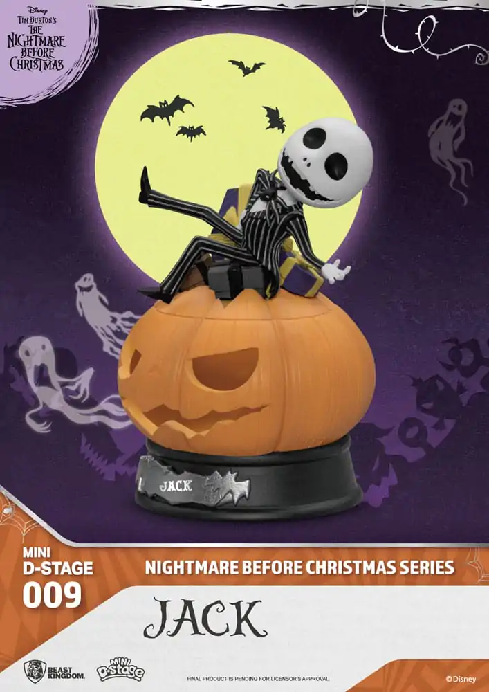 The Nightmare Before Christmas Mini Diorama Stage PVC figura Jack 10 cm fotografija izdelka