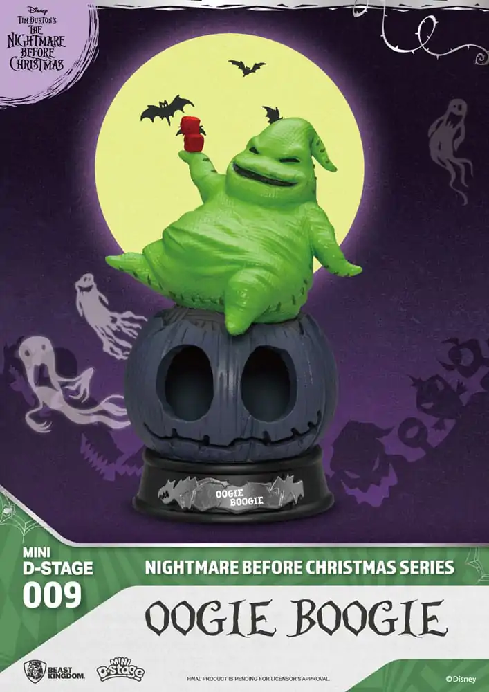 The Nightmare Before Christmas Mini Diorama Stage PVC Figura Oogie Boogie 10 cm fotografija izdelka