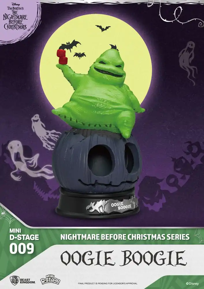 The Nightmare Before Christmas Mini Diorama Stage PVC Figura Oogie Boogie 10 cm fotografija izdelka