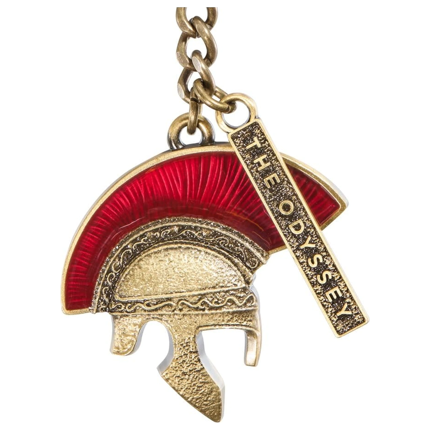 The Odyssey (2026) obesek za ključe Odisejeva čelada 14 cm fotografija izdelka
