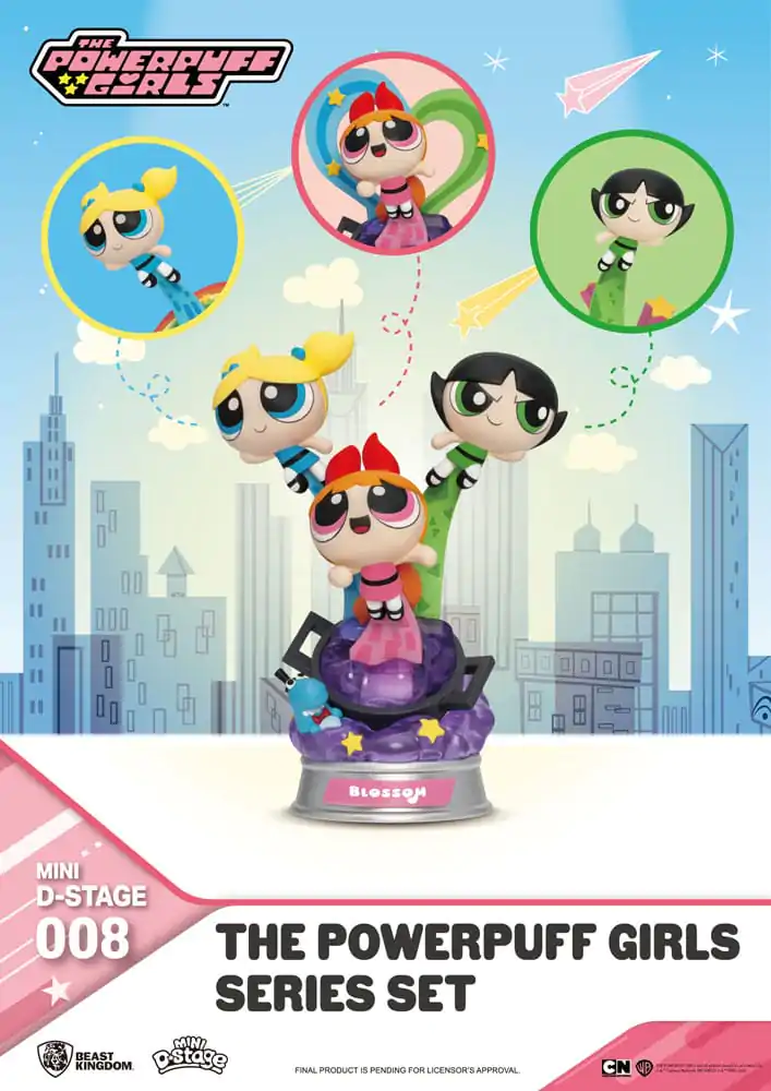 The Powerpuff Girls Mini Diorama Stage figurice The Powerpuff Girls Series Set 12 cm fotografija izdelka