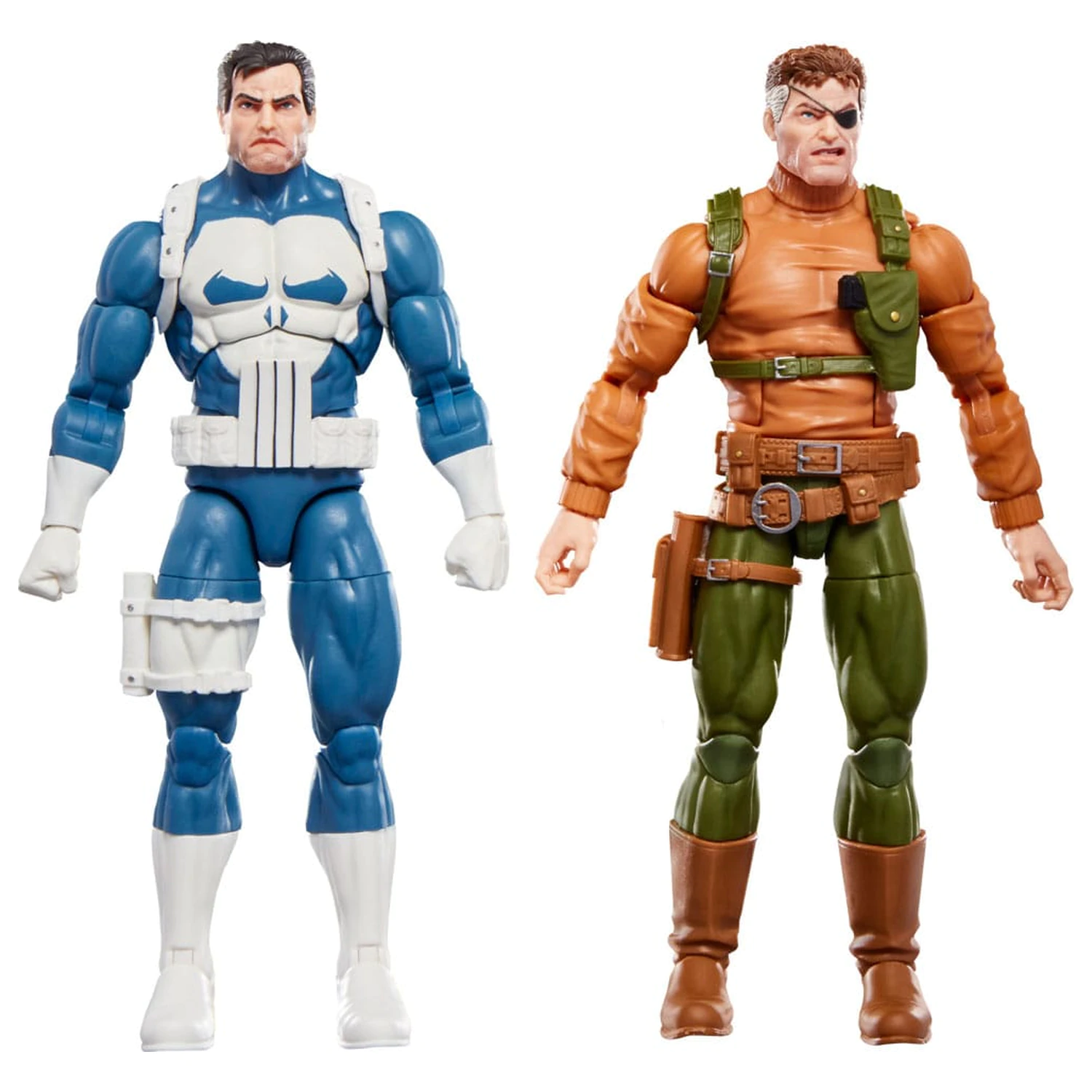 The Punisher Marvel Legends Gamerverse akcijska figura 2-paket Punisher & Nick Fury 15 cm fotografija izdelka