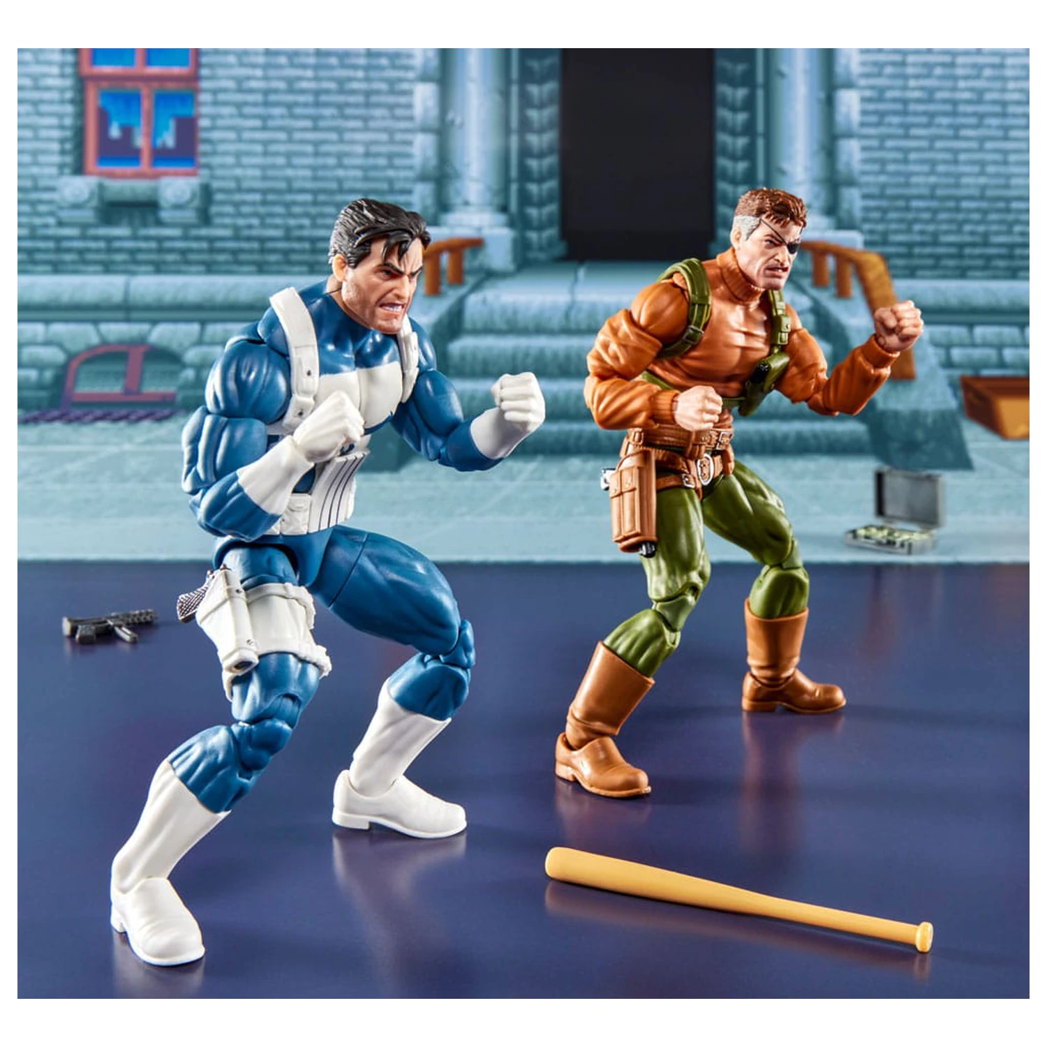 The Punisher Marvel Legends Gamerverse akcijska figura 2-paket Punisher & Nick Fury 15 cm fotografija izdelka