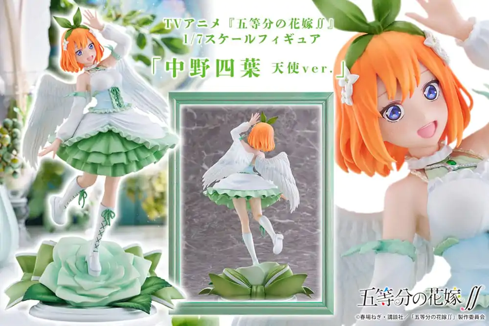 The Quintessential Quintuplets PVC Kip 1/7 Nakano Yotsuba Angel Ver. 27 cm fotografija izdelka