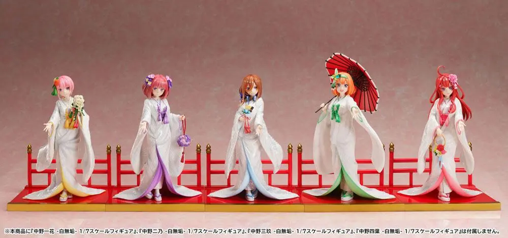 The Quintessential Quintuplets 2 PVC Kip 1/7 Ichika Nakano 2 - Shiromuku 22 cm fotografija izdelka