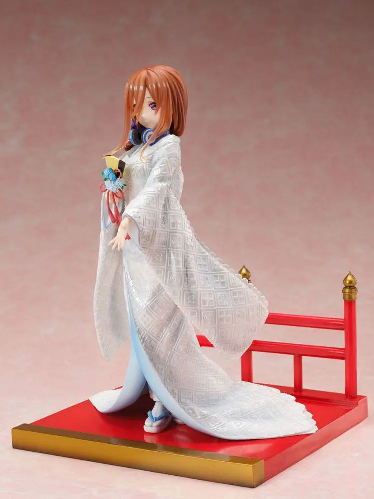 The Quintessential Quintuplets 2 PVC kip 1/7 Miku Nakano Shiromuku 23 cm fotografija izdelka