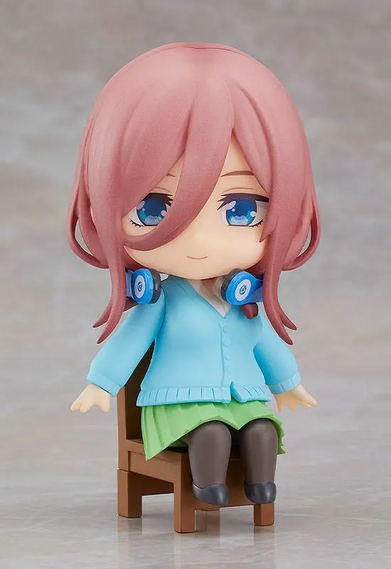 The Quintessential Quintuplets Movie Nendoroid Swacchao! Figura Miku Nakano 9 cm fotografija izdelka