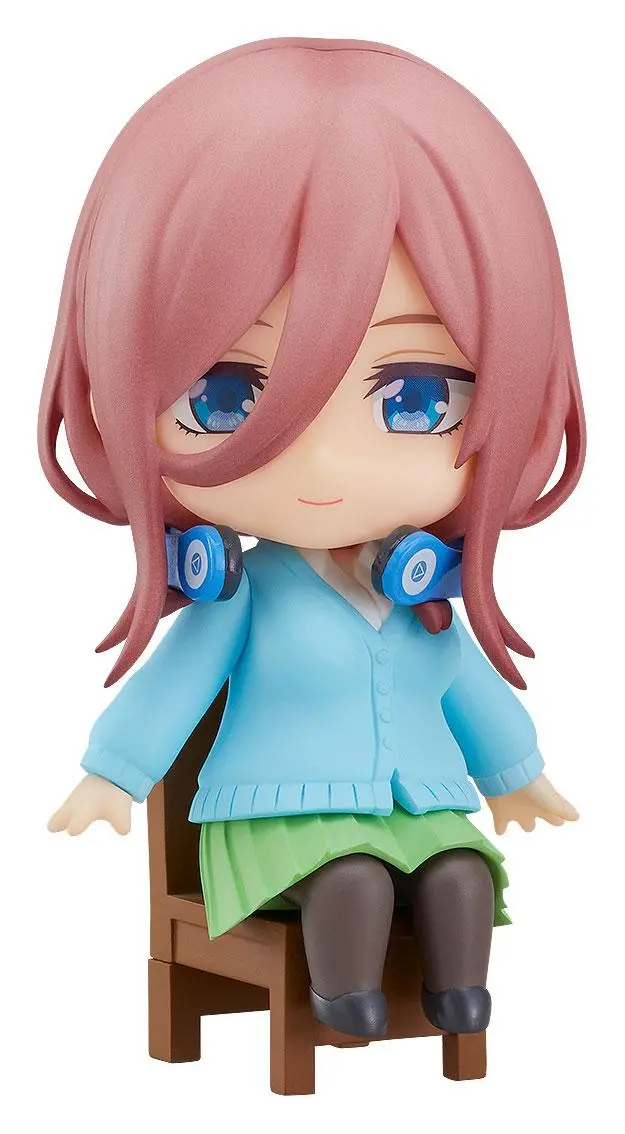 The Quintessential Quintuplets Movie Nendoroid Swacchao! Figura Miku Nakano 9 cm fotografija izdelka