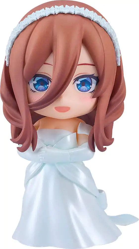 The Quintessential Quintuplets Nendoroid akcijska figura Miku Nakano: Wedding Dress Ver. 10 cm fotografija izdelka