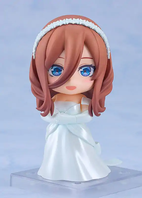 The Quintessential Quintuplets Nendoroid akcijska figura Miku Nakano: Wedding Dress Ver. 10 cm fotografija izdelka