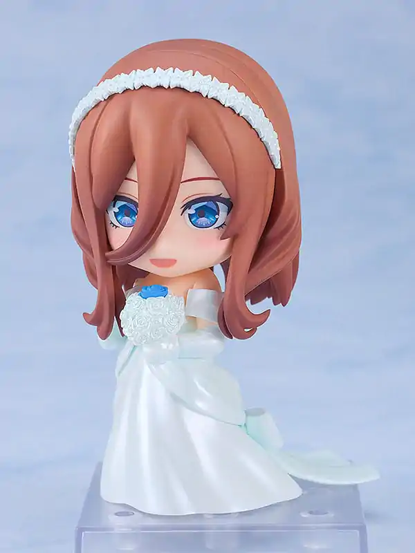 The Quintessential Quintuplets Nendoroid akcijska figura Miku Nakano: Wedding Dress Ver. 10 cm fotografija izdelka