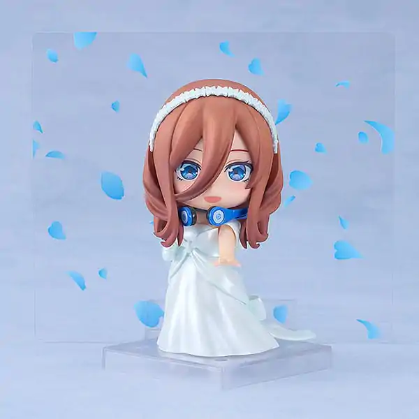 The Quintessential Quintuplets Nendoroid akcijska figura Miku Nakano: Wedding Dress Ver. 10 cm fotografija izdelka