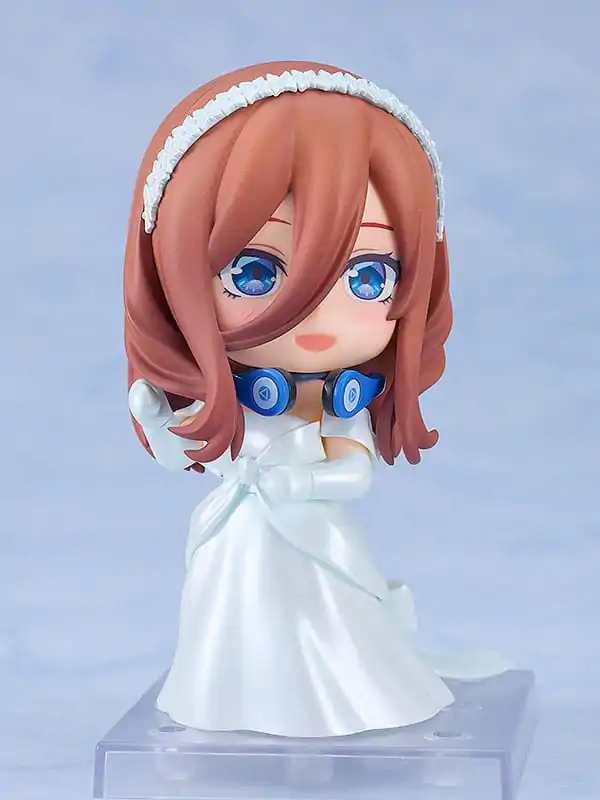 The Quintessential Quintuplets Nendoroid akcijska figura Miku Nakano: Wedding Dress Ver. 10 cm fotografija izdelka