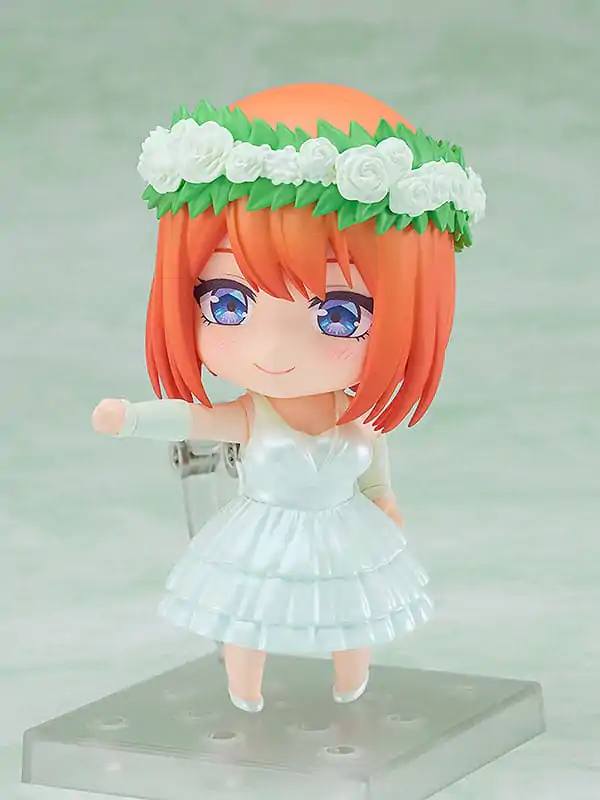 The Quintessential Quintuplets Nendoroid akcijska figura Yotsuba Nakano: Wedding Dress Ver. 10 cm fotografija izdelka